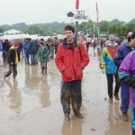 Here I am having a great time in the mud and rain. Where is the 'jazz camping'?