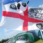 Curly's annual Glasto flag