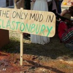 Greenpeace had the only mud at Glastonbury this year!