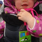 Gladys' first Glastonbury... Watching BB KING in the rain at the Pyramid