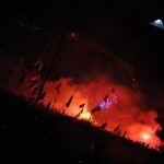 Flares at Coldplay