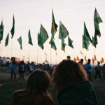 Two of my friends at Glasto 2010.