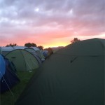 Sunset over oxylers camp