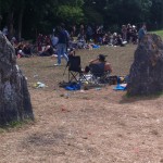 Stone circle, just before we left