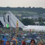 Pyramid stage view - Friday night!