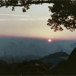 Sunrise from top of pennards 2000