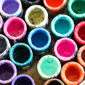 Site Snaps: Painting in full swing and stages going up | Glastonbury ...