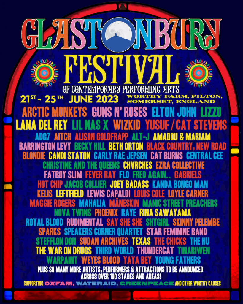 Glastonbury Festival 2023 Poster